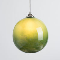 Mineral Pendant Large - Malachite/Plain