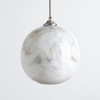 Mineral Pendant Large - Marble/Plain