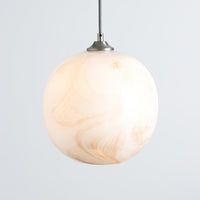 Mineral Pendant Large - Marble/Plain