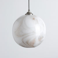 Mineral Pendant Large - Marble/Plain