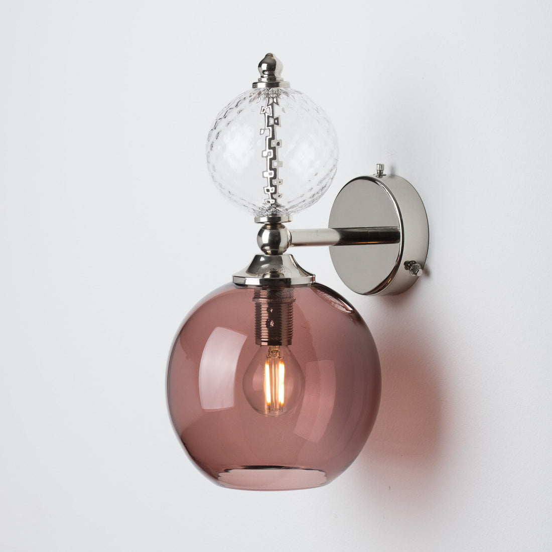 Pop Petite Wall Light - Tea/Clear