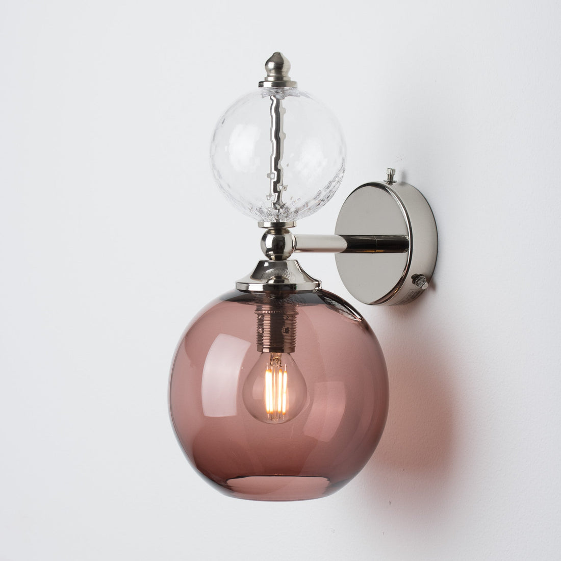 Pop Petite Wall Light - Tea/Clear