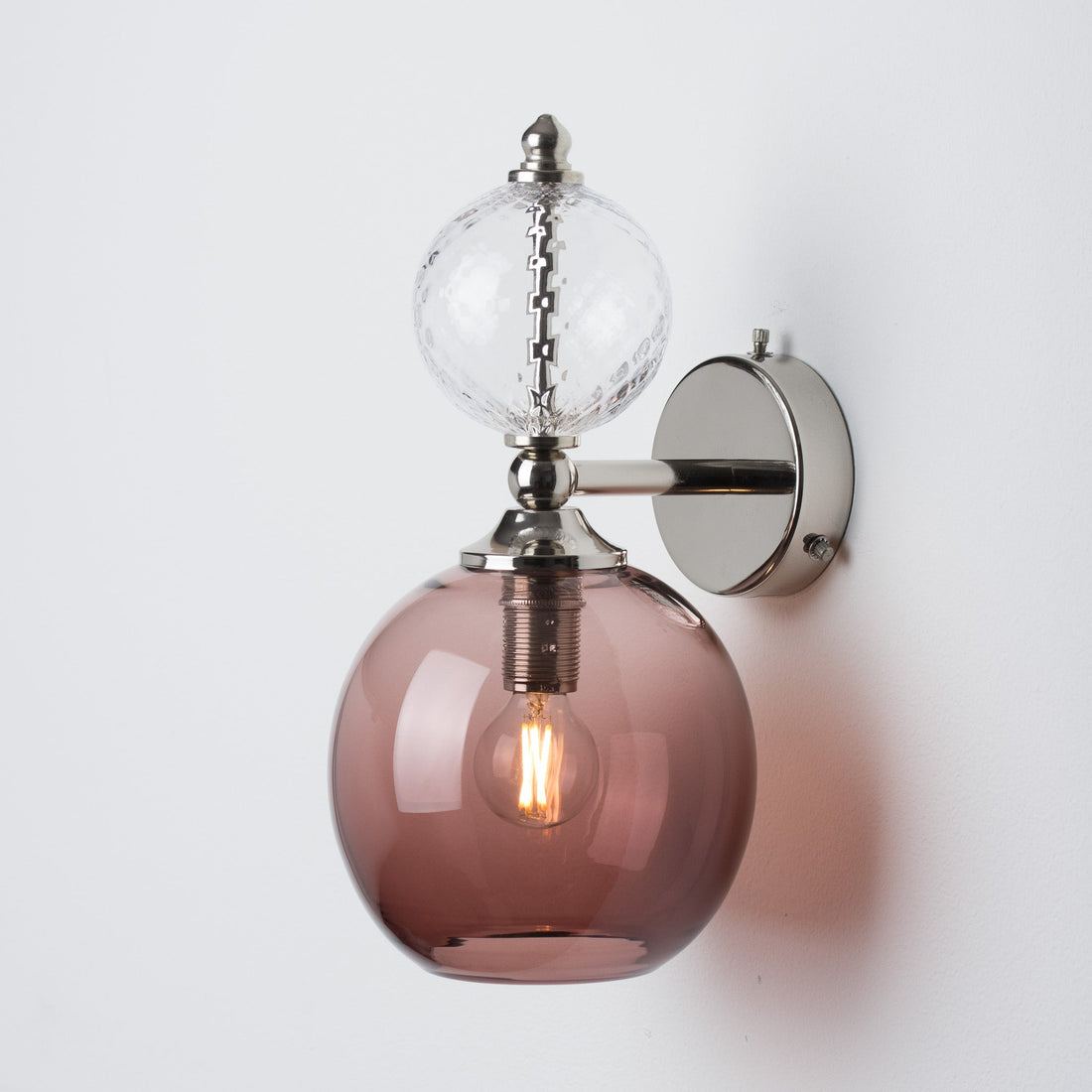 Pop Petite Wall Light - Tea/Clear
