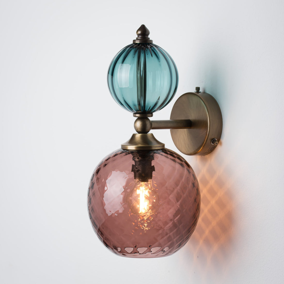 Pop Petite Wall Light - Tea/Steel