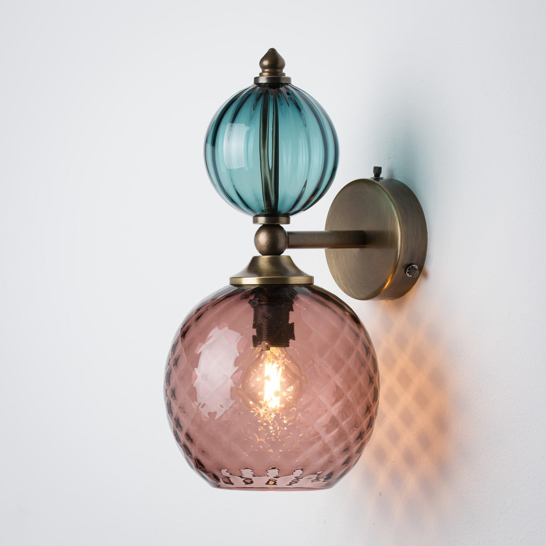 Pop Petite Wall Light - Tea/Steel