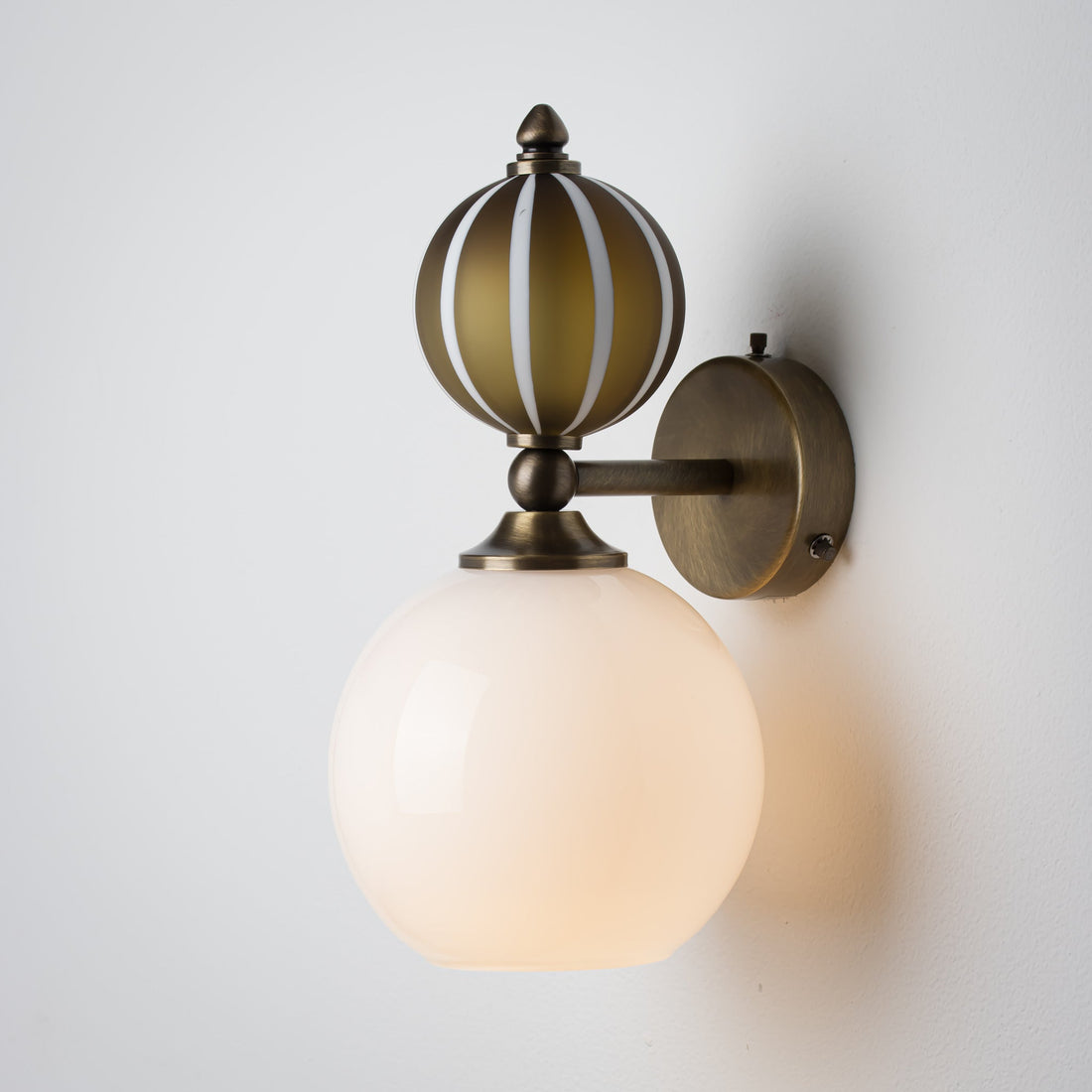 Striped Pop Petite Wall Light - Sargasso/Stripe