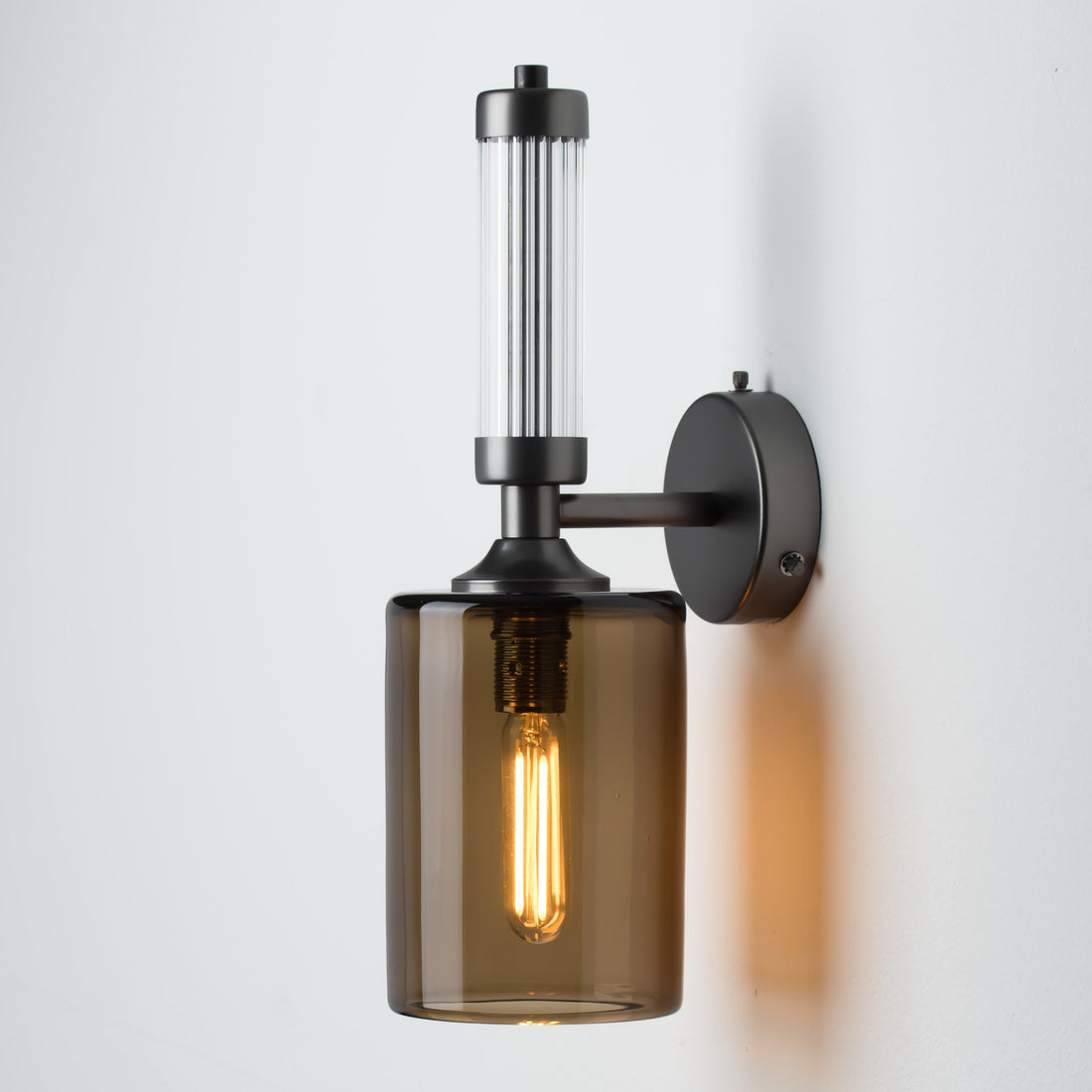 Pillar Wall Light - Bronze/Plain