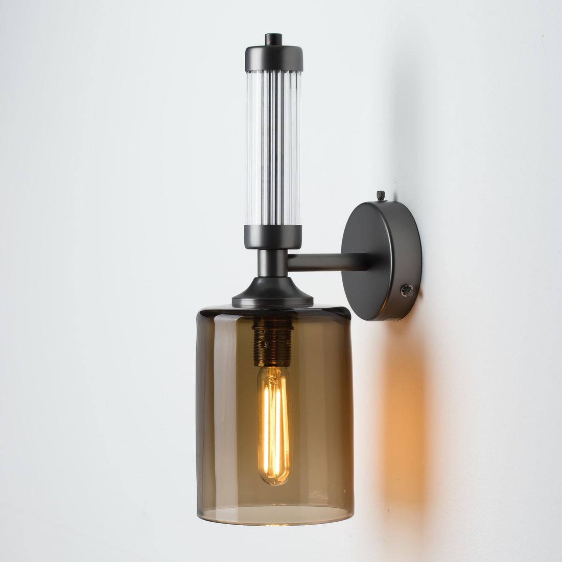 Pillar Wall Light - Bronze/Plain
