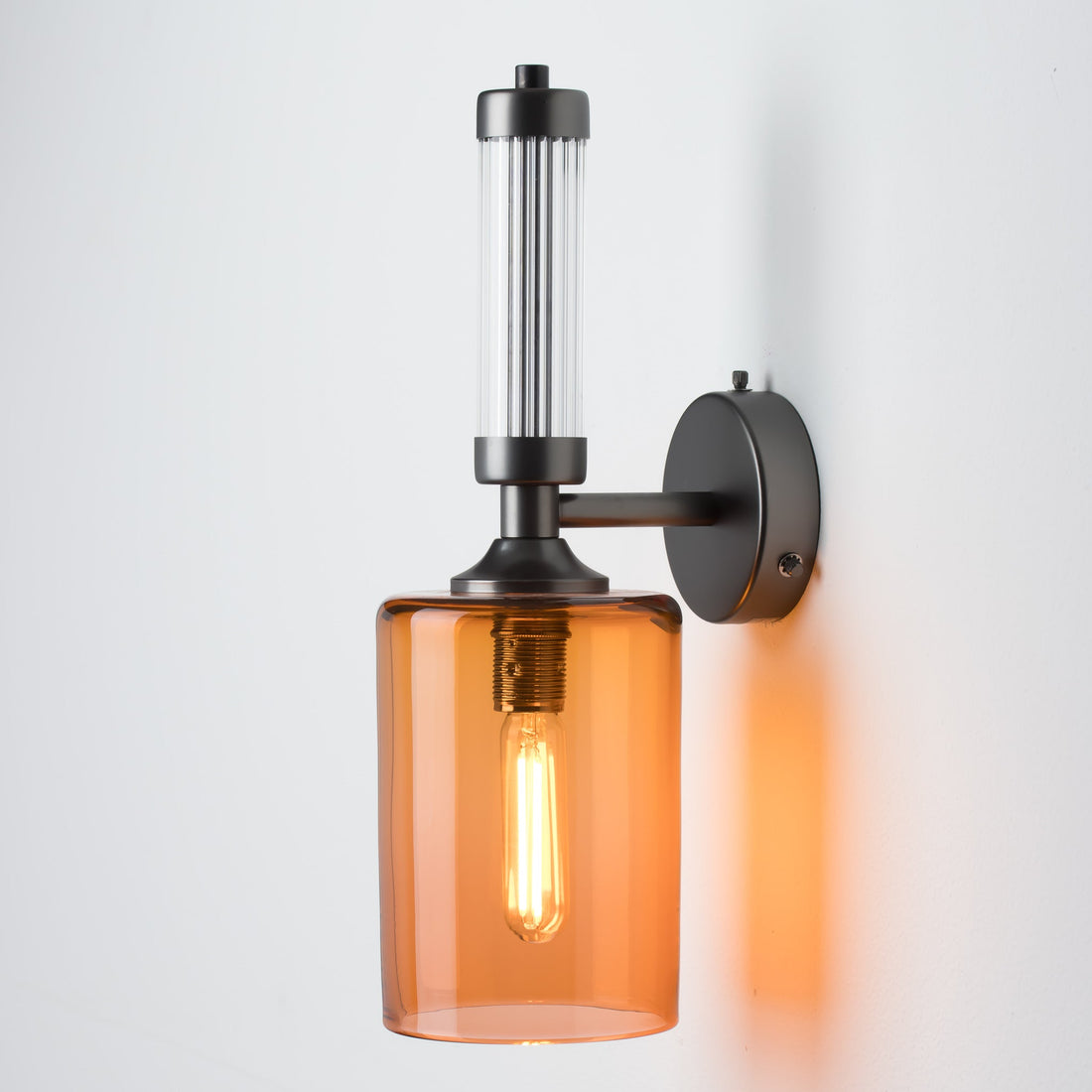 Pillar Wall Light - Peach/Plain