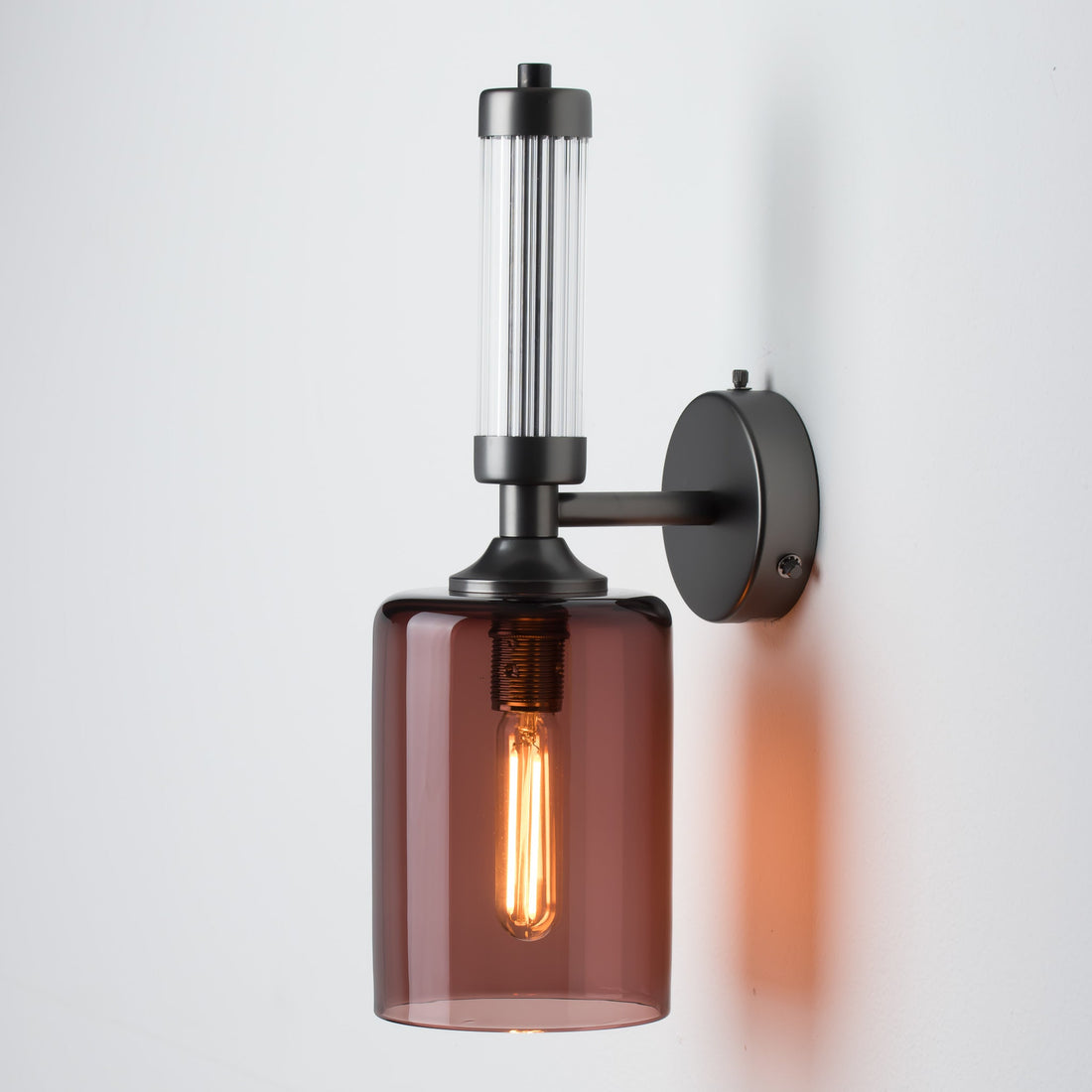 Pillar Wall Light - Tea/Plain