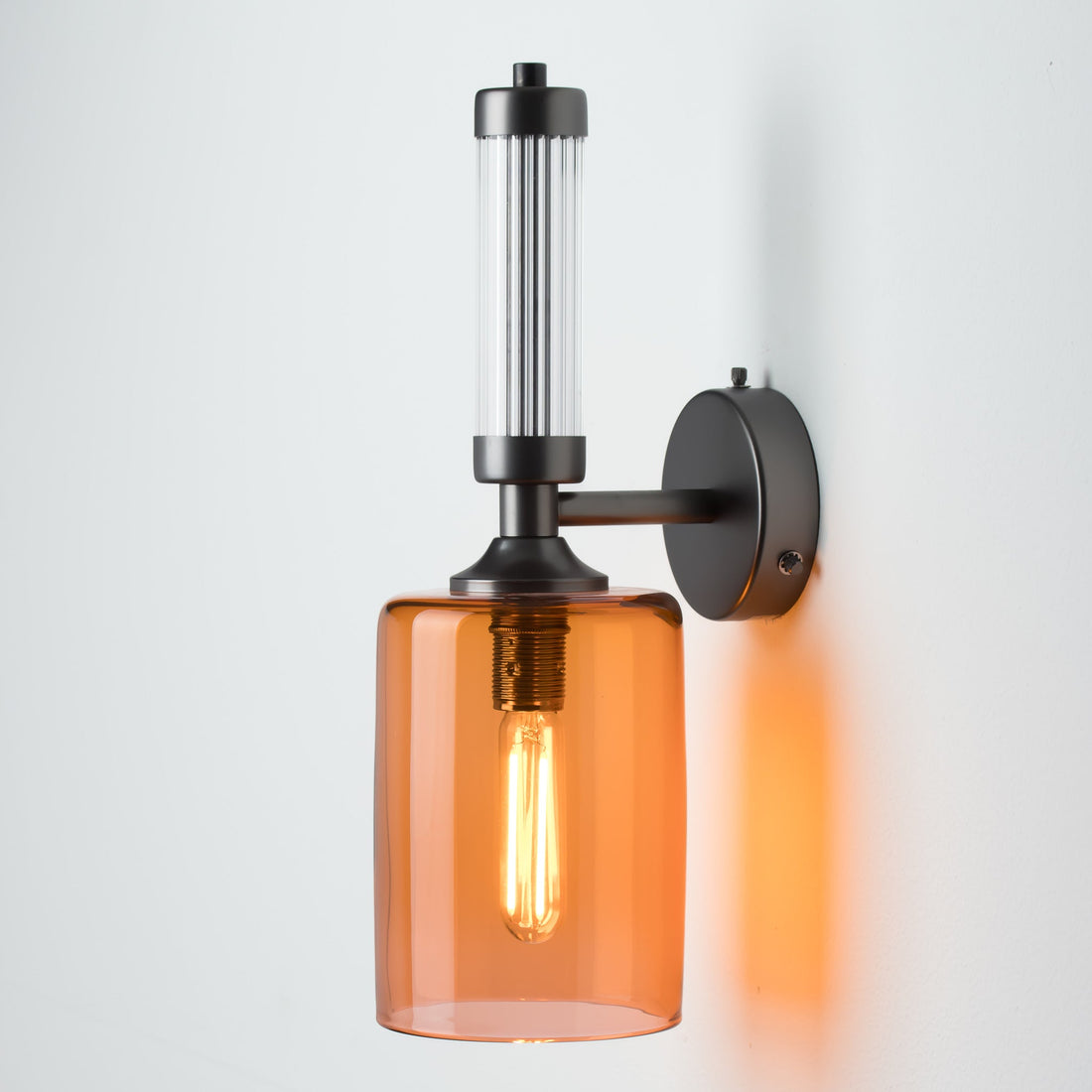 Pillar Wall Light - Peach/Plain
