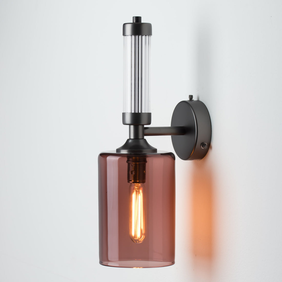 Pillar Wall Light - Tea/Plain
