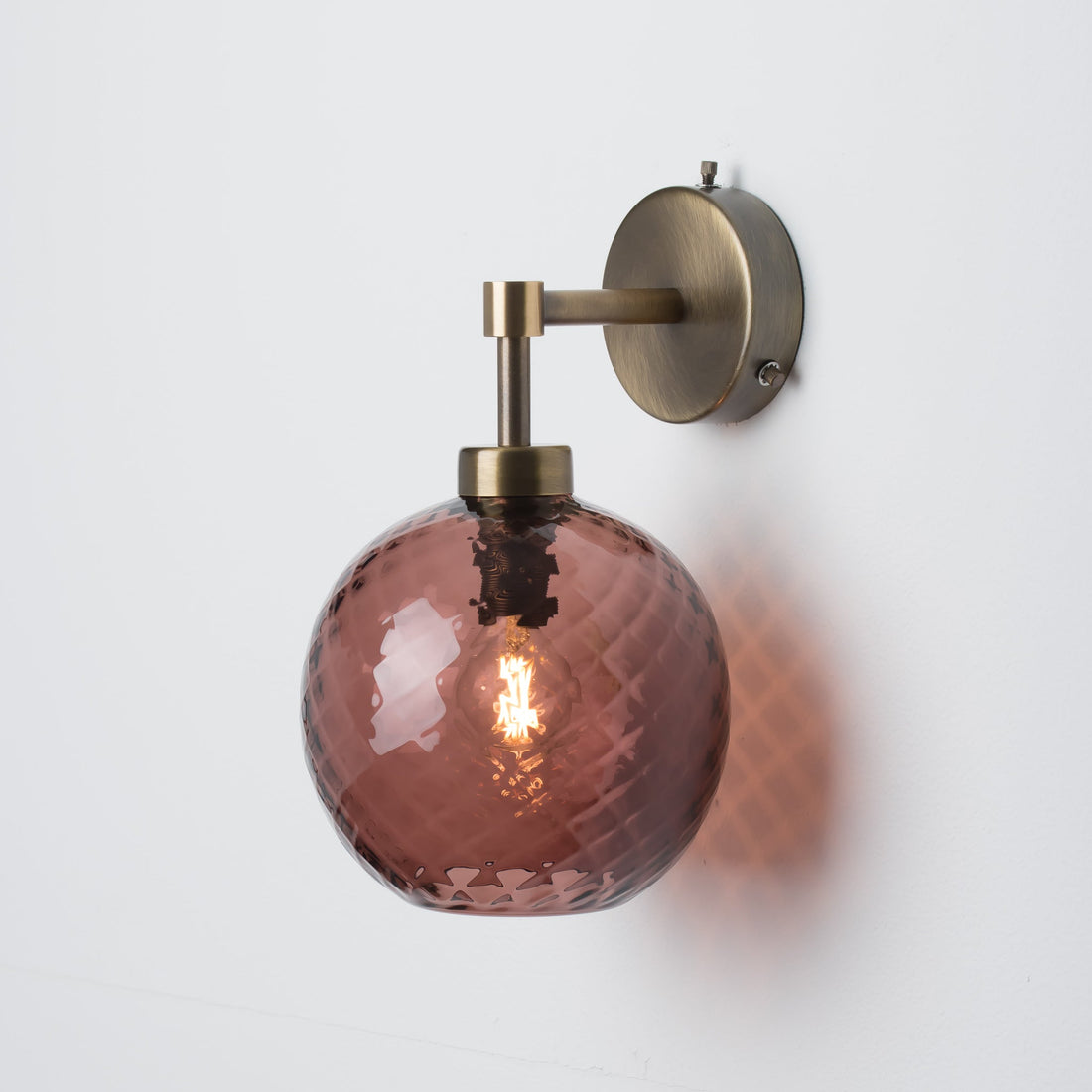 Petite Ball Wall Light - Tea/Diamond