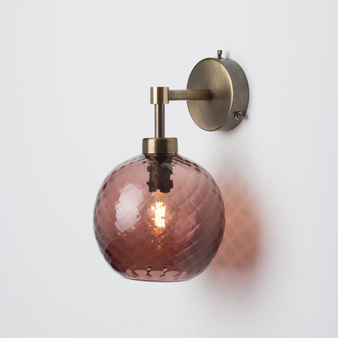 Petite Ball Wall Light - Tea/Diamond