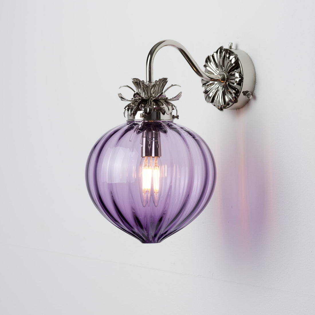 Flora Standard Wall Light - Purple/Optic