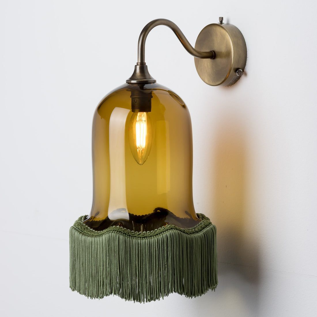 Vintage Bell Wall Light - Sargasso/Plain