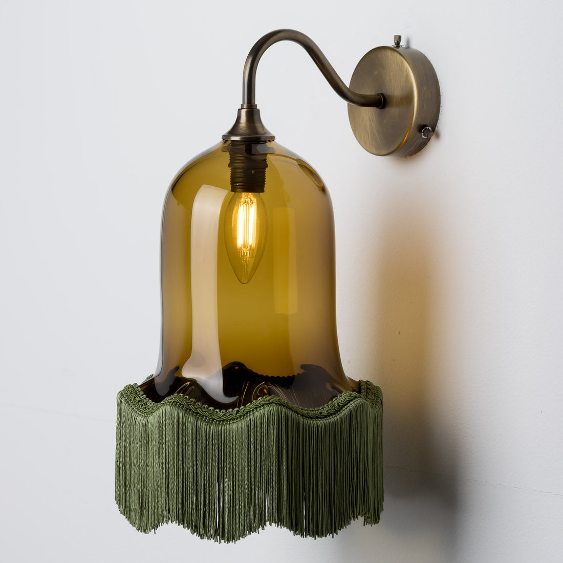 Vintage Bell Wall Light - Sargasso/Plain