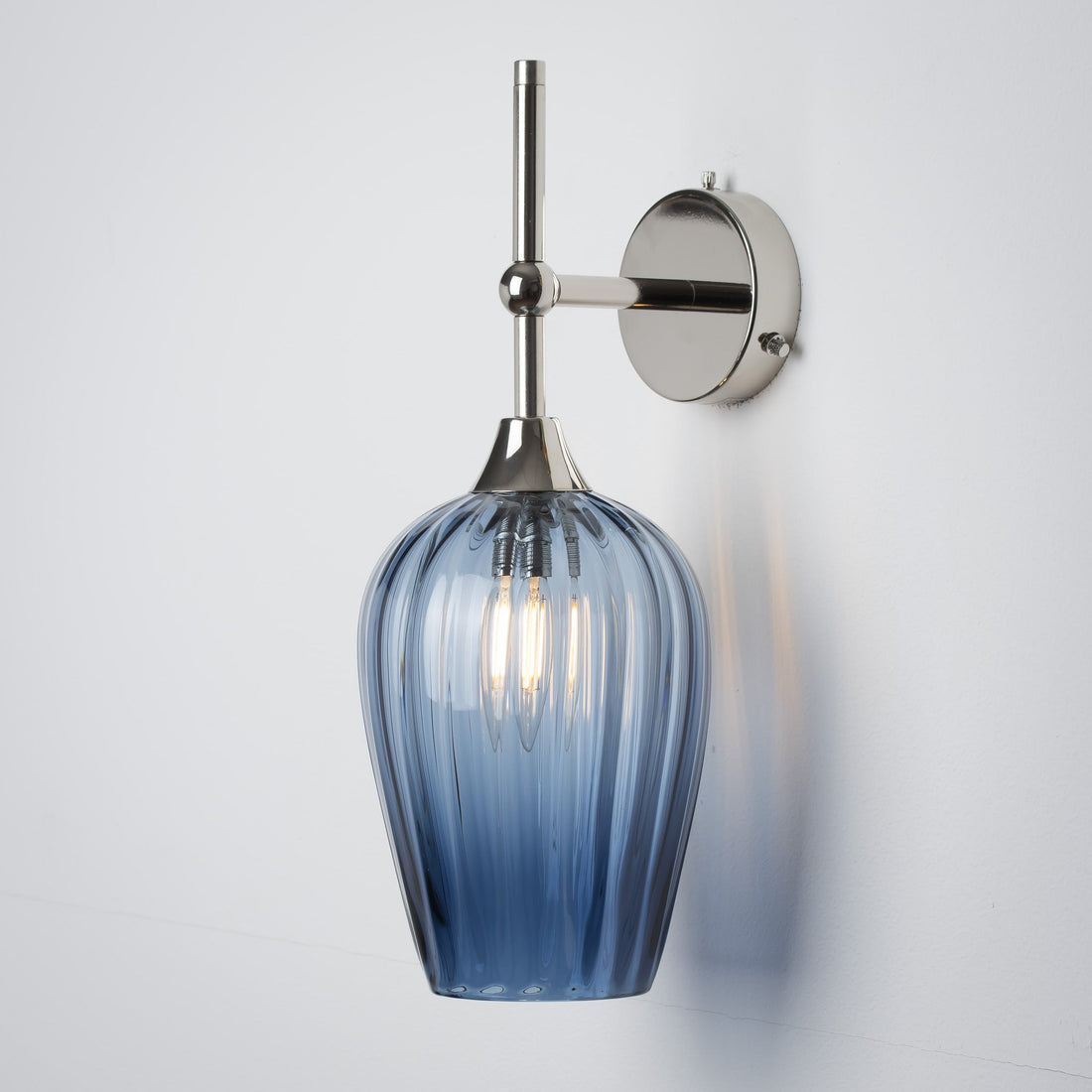 Retro Petite Wall Light - Denim/Optic