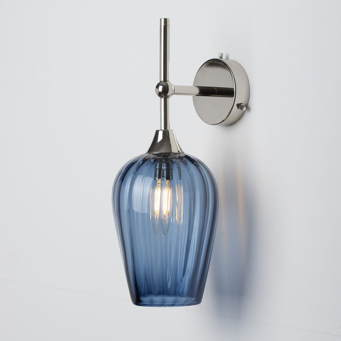 Retro Petite Wall Light - Denim/Optic