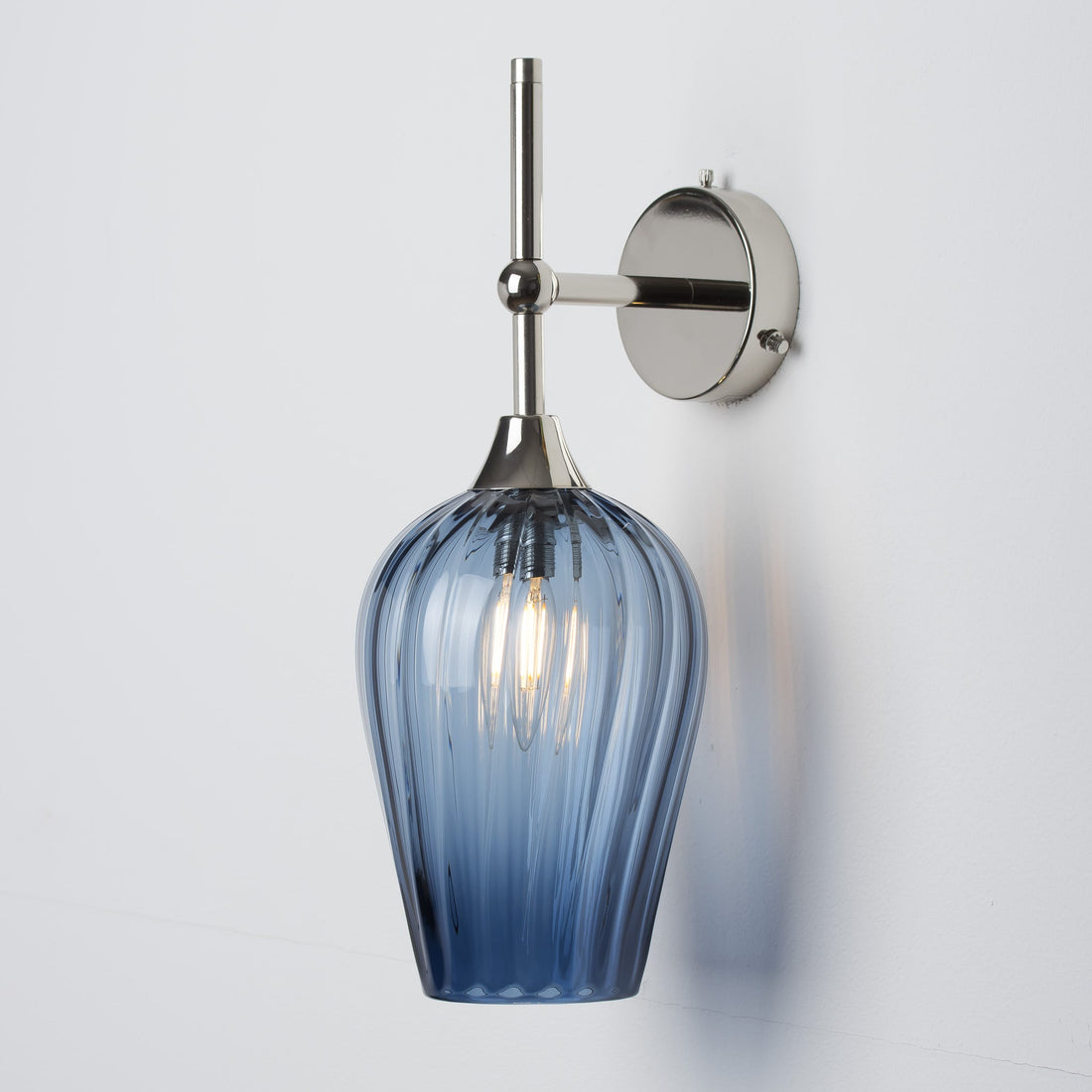 Retro Petite Wall Light - Denim/Optic