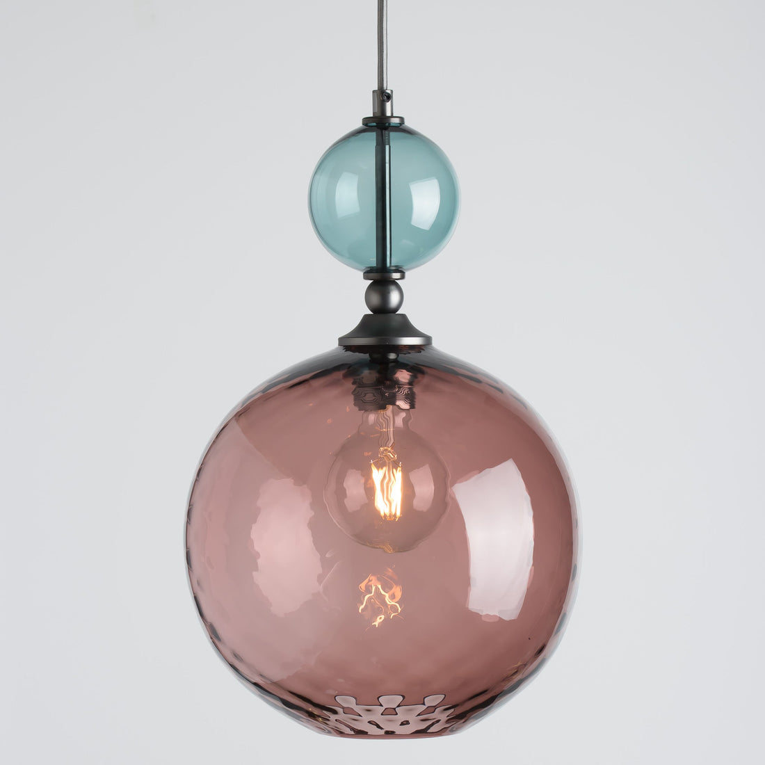 Pop Light Large - Tea/Steel
