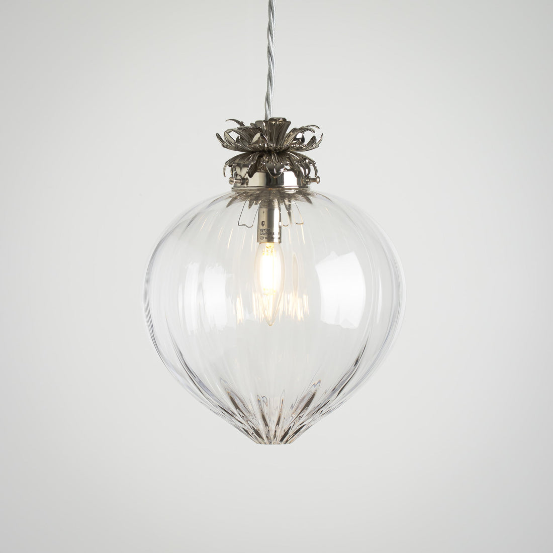 Flora Pendant Large - Clear/Optic