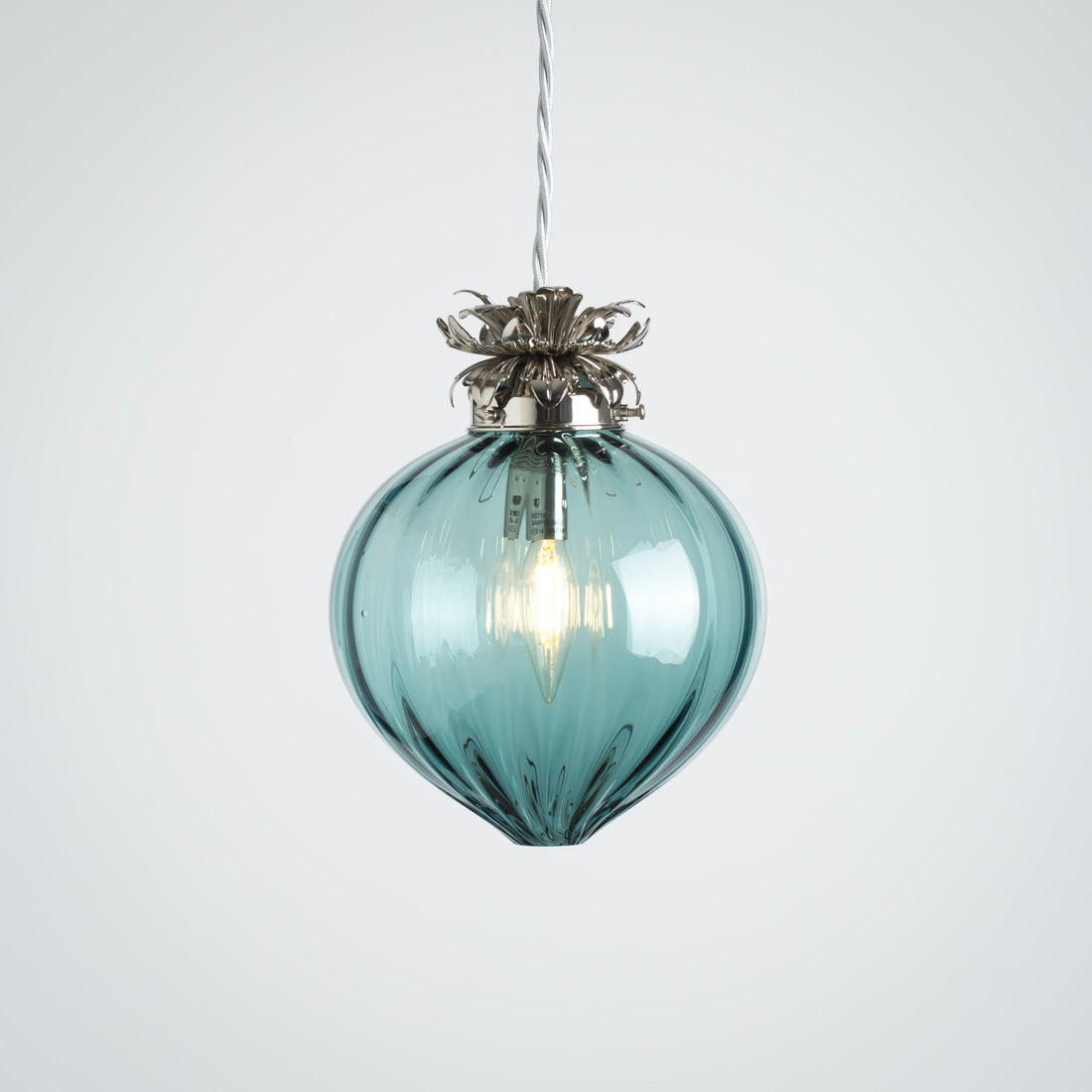 Flora Pendant Standard - Steel/Optic