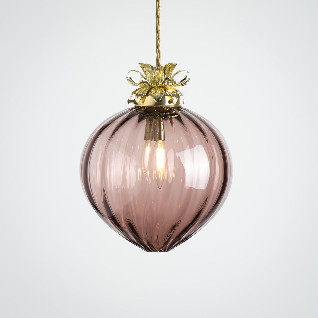 Flora Pendant Large - Tea/Optic