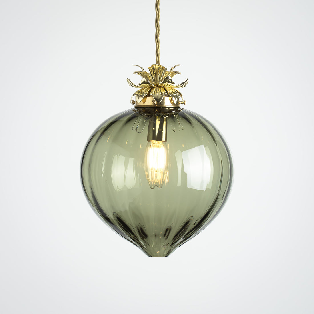 Flora Pendant Large - Eel/Optic