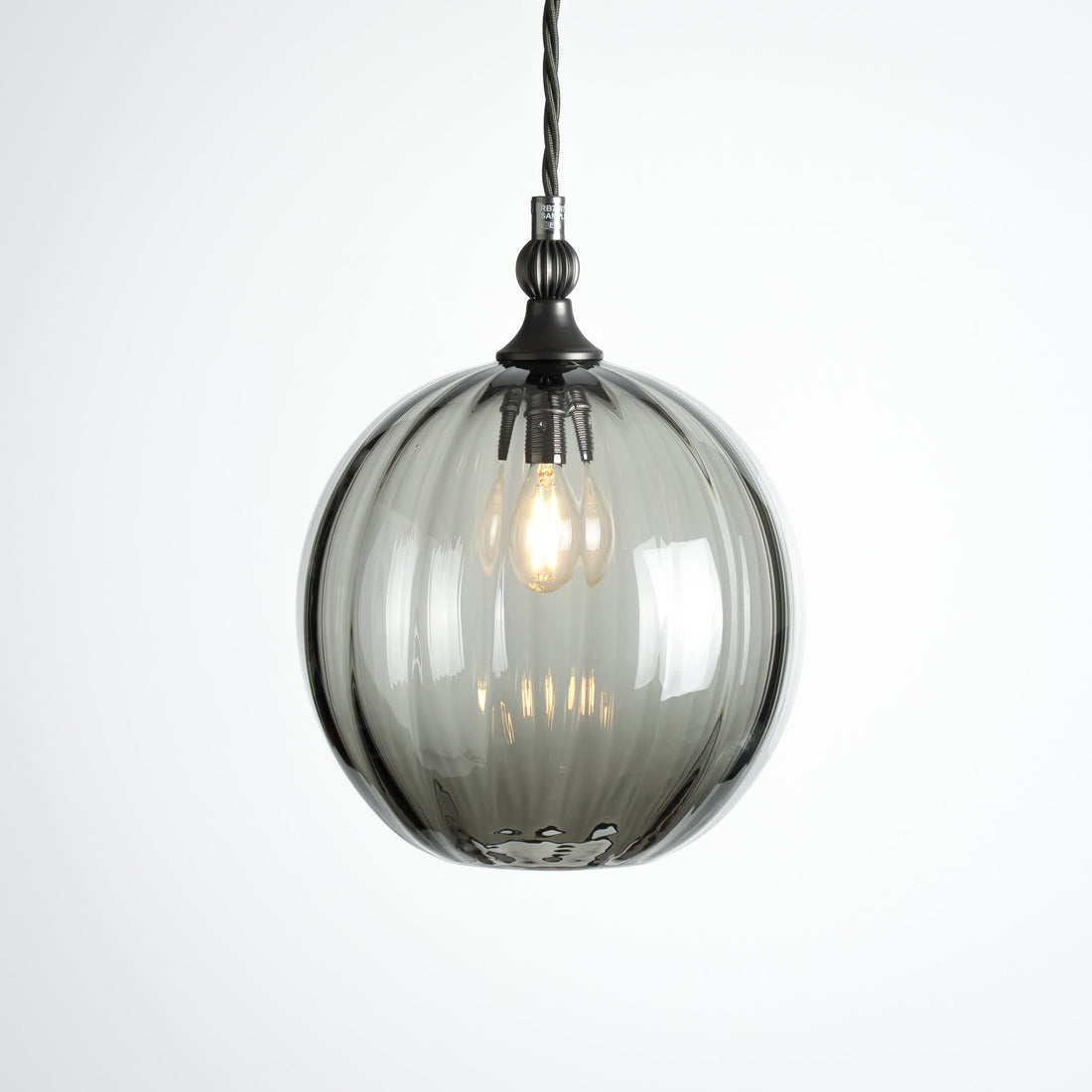 Finial Pendant - Grey/Optic