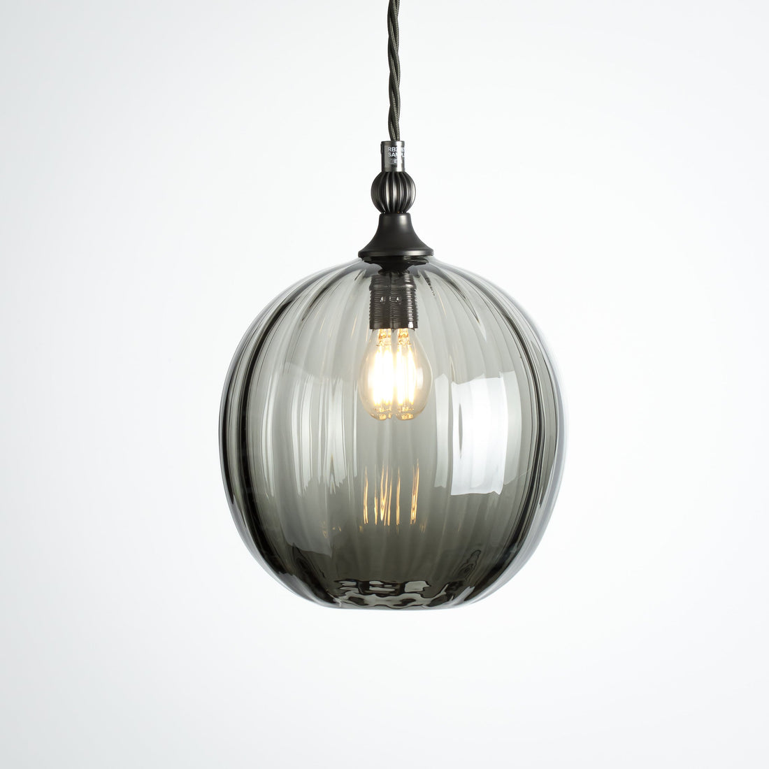 Finial Pendant - Grey/Optic
