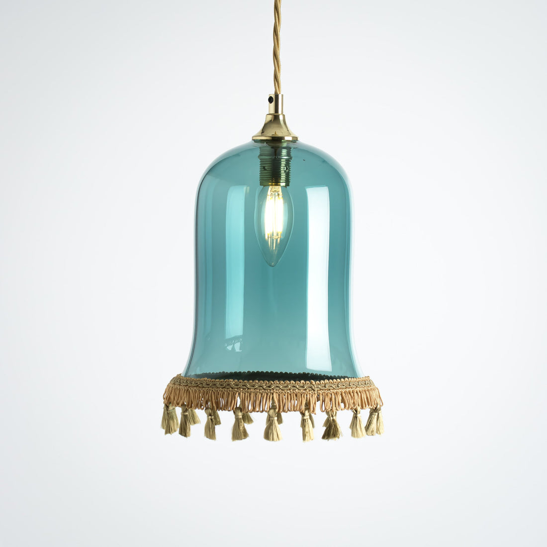 Tassel Light - Steel/Plain