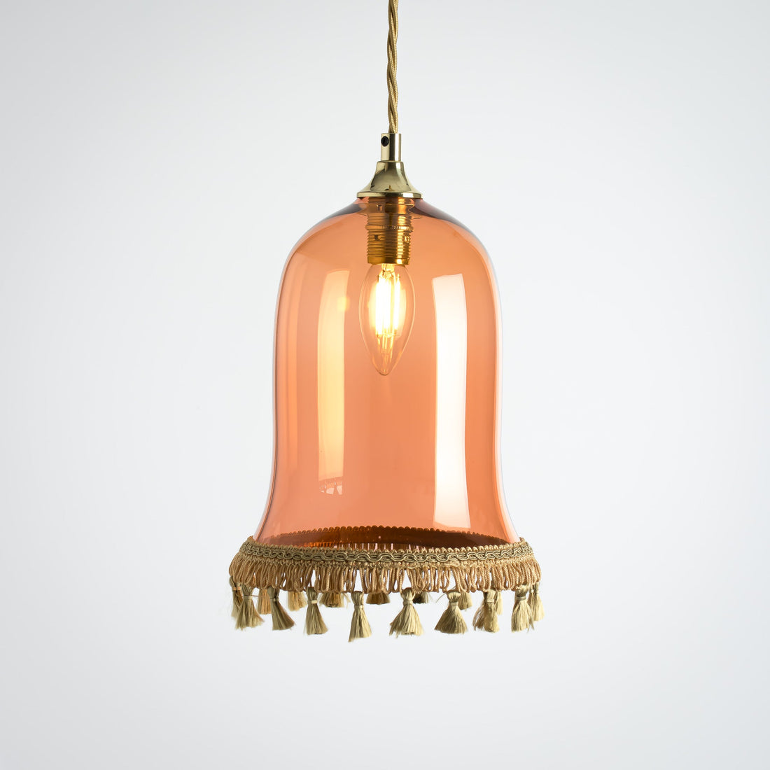 Tassel Light - Peach/Plain
