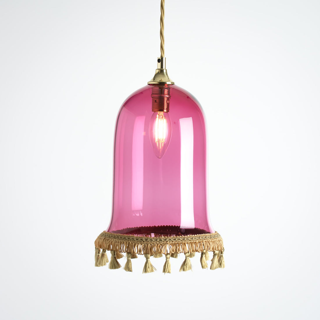 Tassel Light - Ruby/Plain