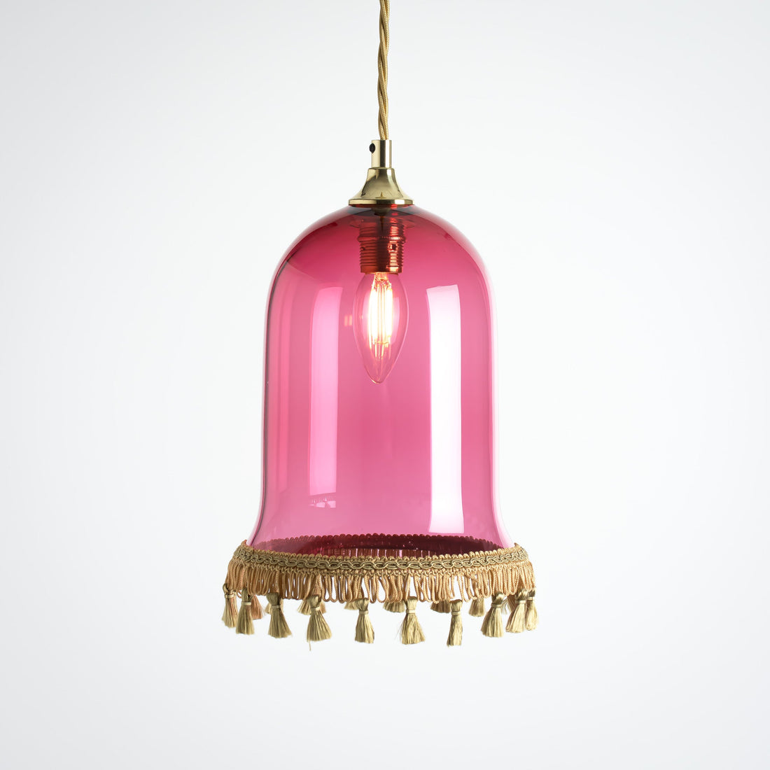 Tassel Light - Ruby/Plain