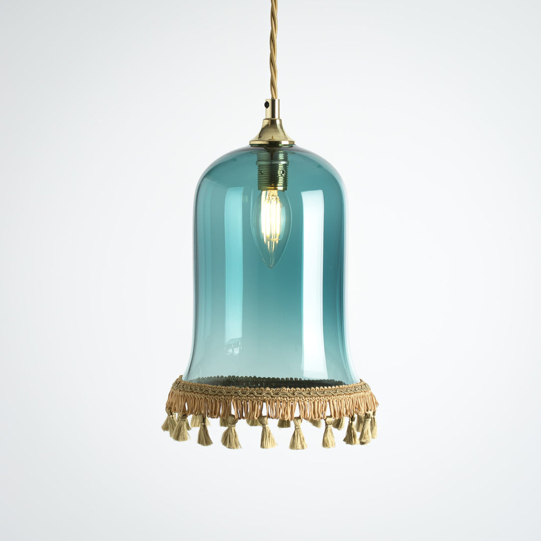 Tassel Light - Steel/Plain