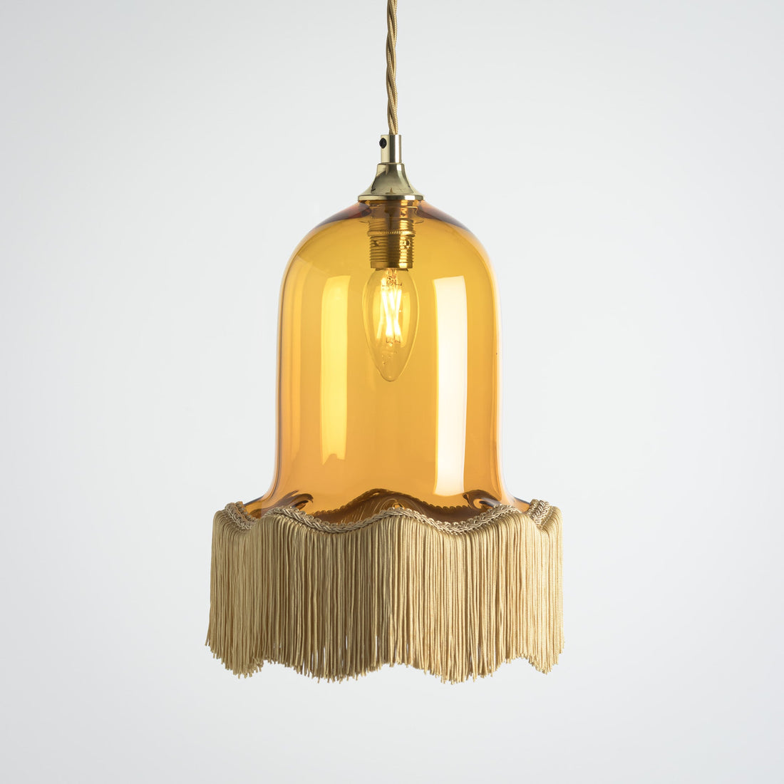 Vintage Bell Standard - Amber/Plain