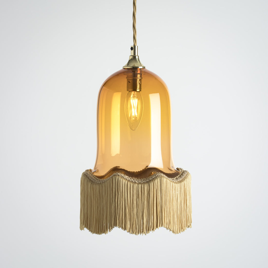 Vintage Bell Standard - Amber/Plain