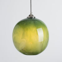 Mineral Pendant Large - Malachite/Plain