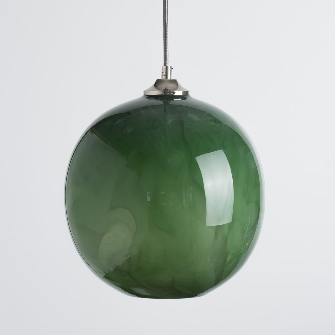 Mineral Pendant Large - Malachite/Plain