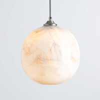 Mineral Pendant Large - Marble/Plain