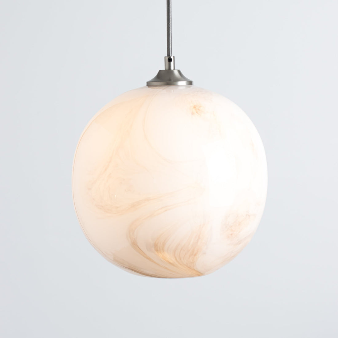 Mineral Pendant Large - Marble/Plain