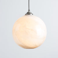 Mineral Pendant Large - Marble/Plain