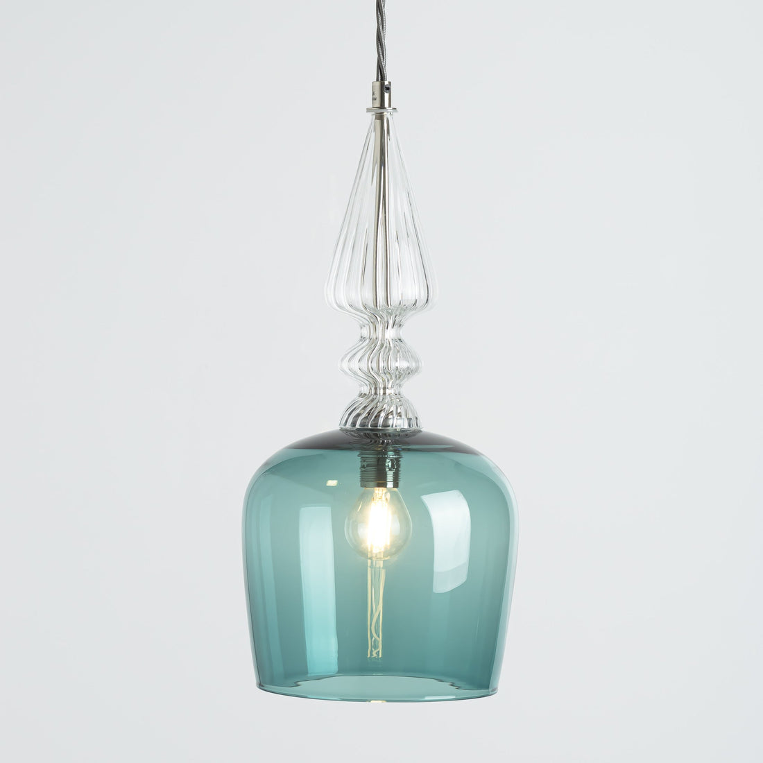 Spindle Shade - Steel/Plain