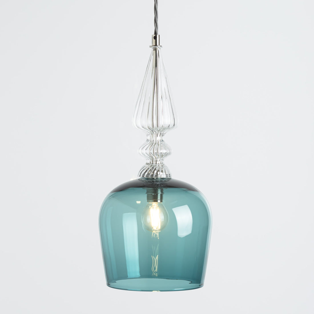 Spindle Shade - Steel/Plain